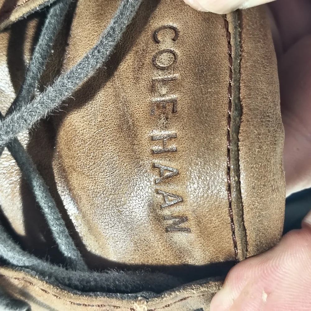 Cole Haan Men's Size 10 Tan Lace Up Leather Oxfords